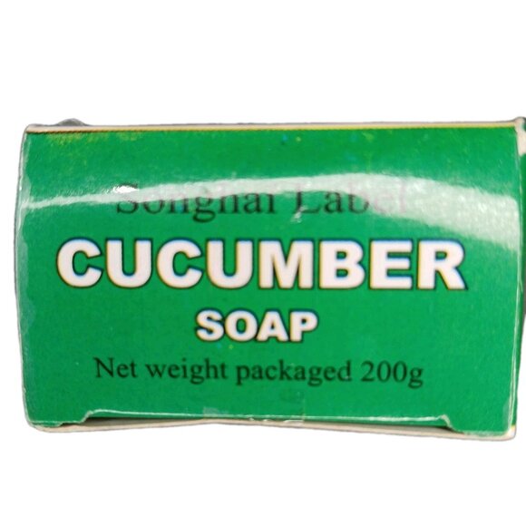Songhai Natural Organic Cucumber Bar Soap 200g - Picture 4 of 4